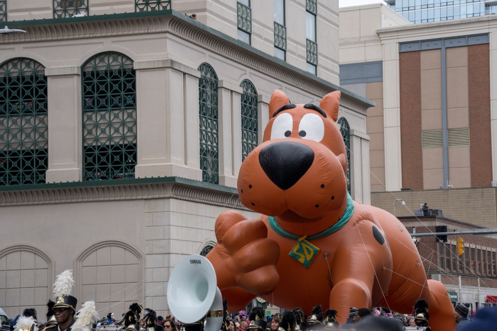 Scooby Doo Dog In Stamford Downtown Parade Spectacular