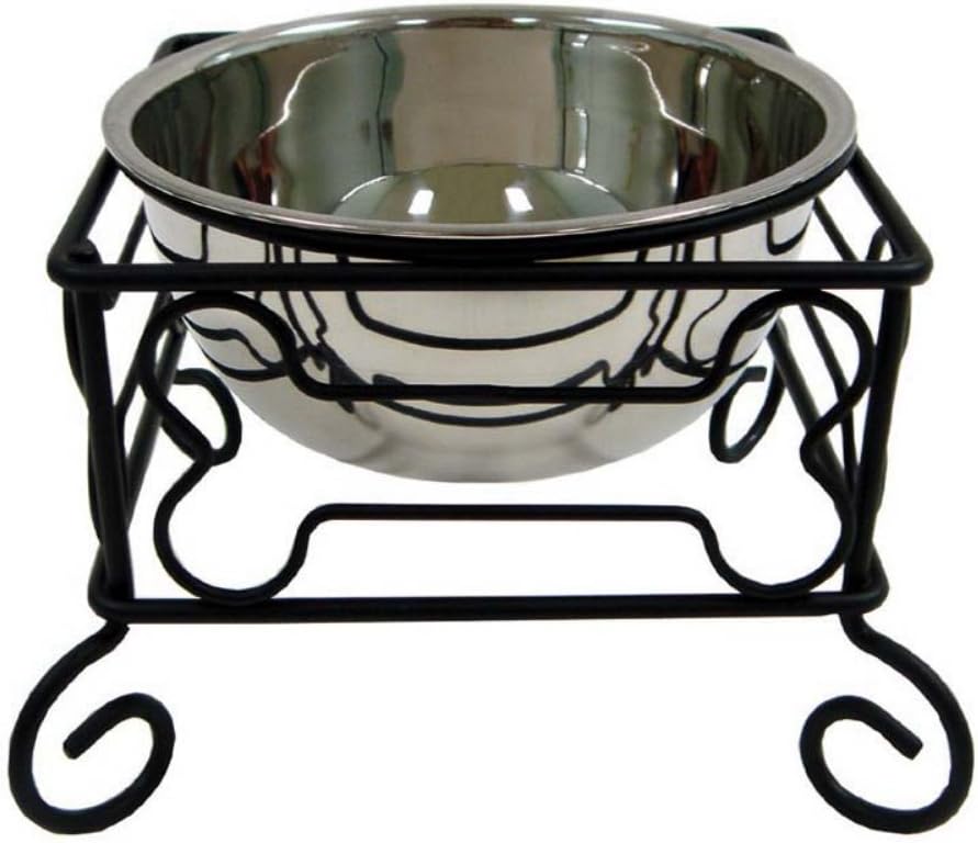 Yml Elevated Stainless Steel Dog Bowl
